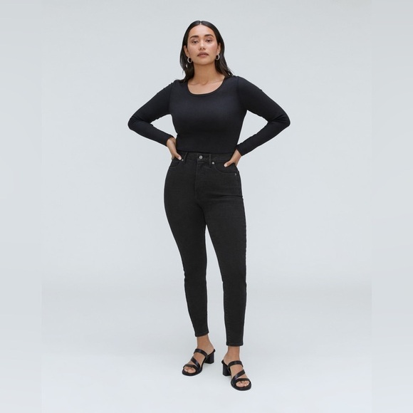 Everlane Denim - Everlane The Way-High® Hourglass Black Skinny Jeans